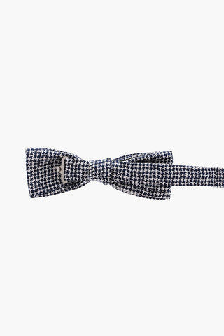 CC COLLECTION papillon pied-de-poule in seta
