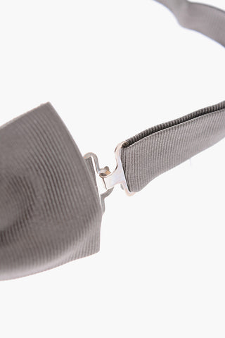 solid color silk bow tie