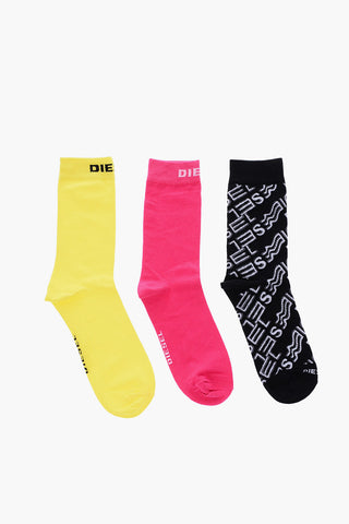 logo embroidered SKM-HERMINE 3 socks set