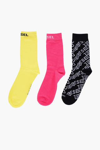 logo embroidered SKM-HERMINE 3 socks set