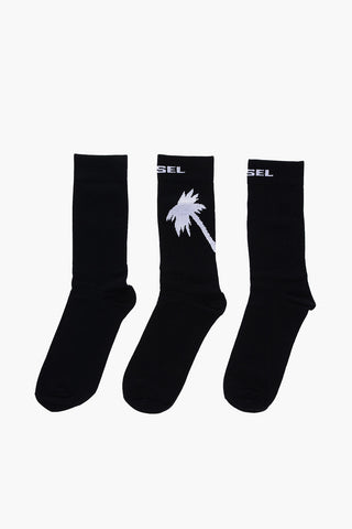 embroidered SKM-RAY 3 socks set