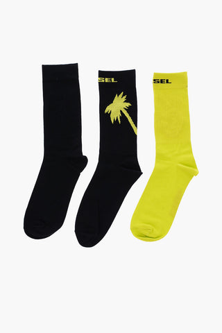 embroidered SKM-RAY 3 socks set