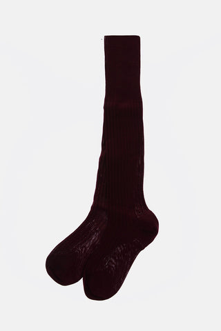 ribbed long socks