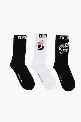 embroidered SKM-RAY 3 socks set