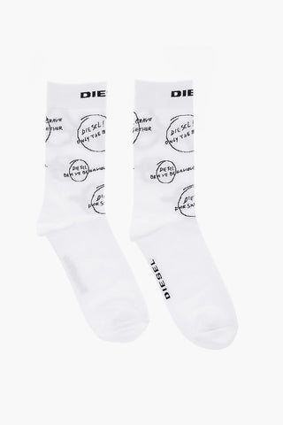 embroidered SKM-RAY socks