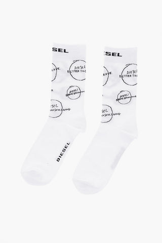 embroidered SKM-RAY socks