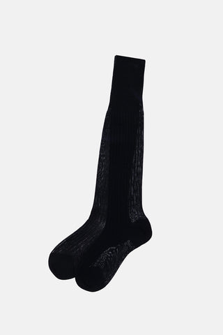 ribbed long socks