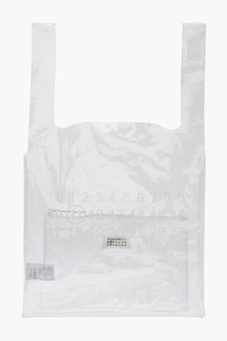 MM11 Maxi Printed Logo Pvc Monoprix Shopper Bag