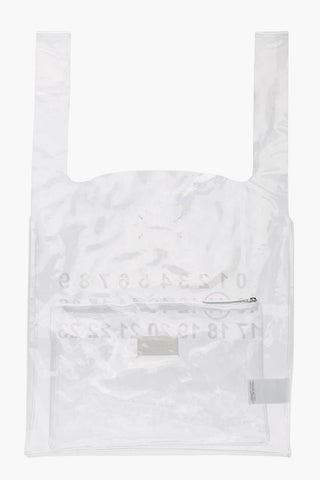 MM11 Maxi Printed Logo Pvc Monoprix Shopper Bag
