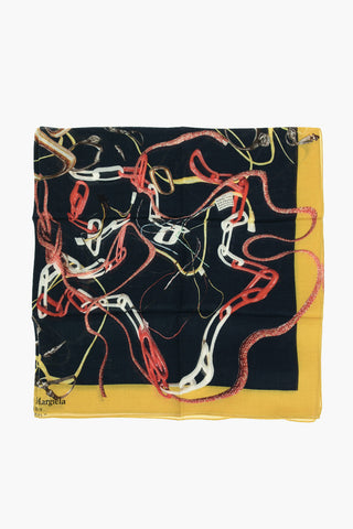 MM0 Patterned Silk and Wool Foulard
