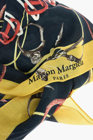 MM0 Patterned Silk and Wool Foulard