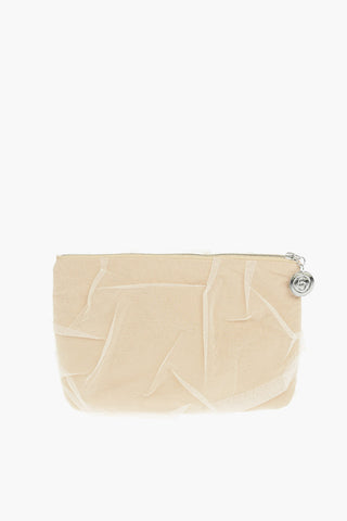 MM6 Padded clutch with tulle
