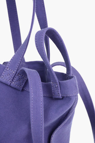 MM6 logo printed solid color shopper bag