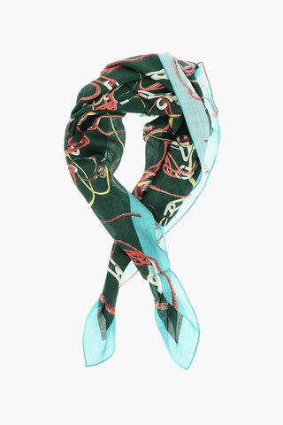 MM0 Patterned Silk and Wool Foulard
