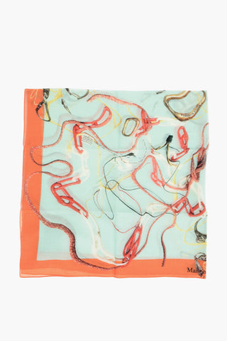 MM0 Patterned Silk and Wool Foulard