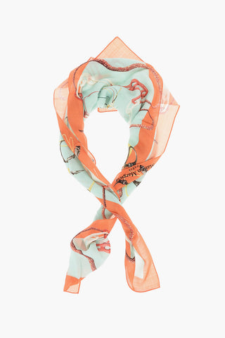 MM0 Patterned Silk and Wool Foulard
