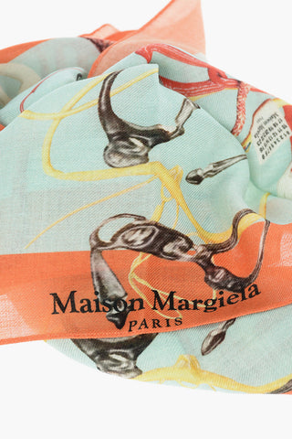 MM0 Patterned Silk and Wool Foulard