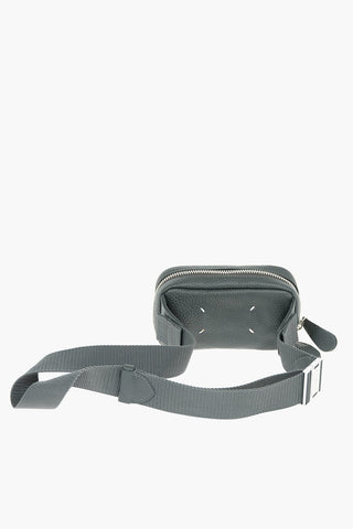 MM11 textured leather bum bag