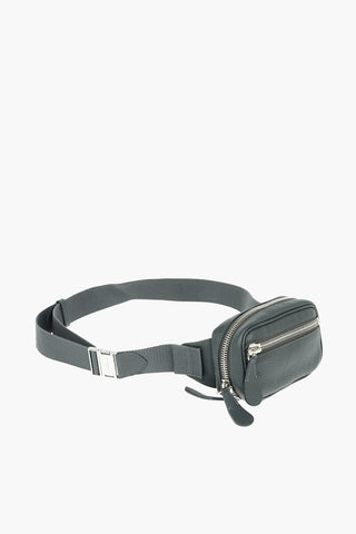 MM11 textured leather bum bag
