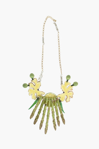 fruits and vegetables pendant FRESH MARKET necklace
