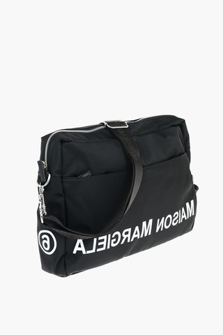 MM6 Borsa a Tracolla con logo a contrasto