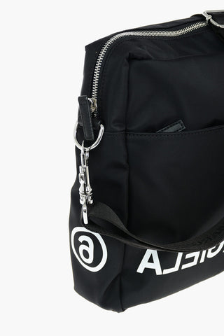 MM6 Borsa a Tracolla con logo a contrasto