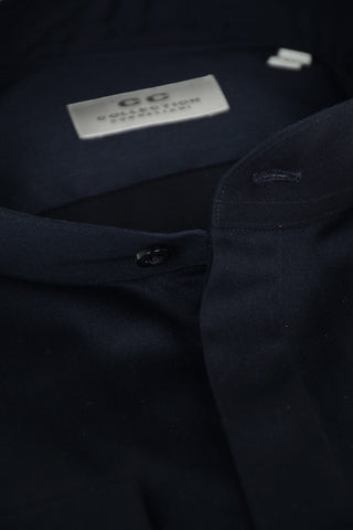 CC COLLECTION Camicia in Cotone Stretch Con Colletto Coreano