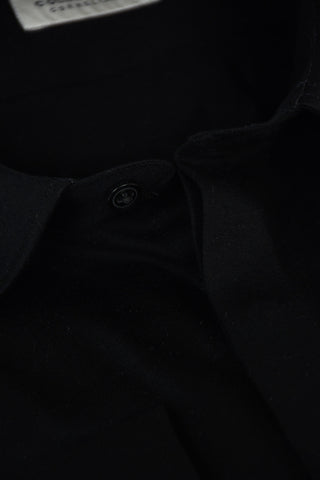 CC COLLECTION Spread Collar Shirt with Double Cuffs