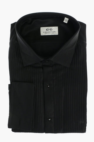 CC COLLECTION Ceremony Pleated Shirt with Double Cuffs
