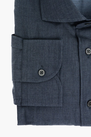 COUTURE Chambray Shirt with Spread Collar