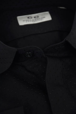CC COLLECTION Camicia a Pois con Collo Rotondo