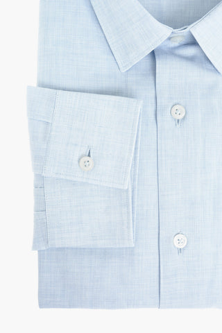 CC COLLECTION Solid Color Shirt with Classic Collar