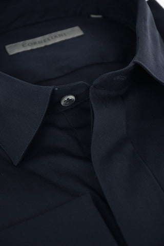 Camicia con Collo Francese e Polsini Doppi alla Francese