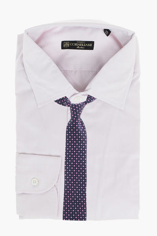 Camicia in Twill con Colletto Classico