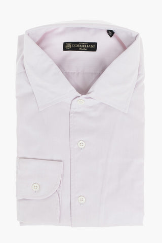 Camicia in Twill con Colletto Classico