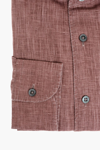 Camicia in Lino con Colletto Classico