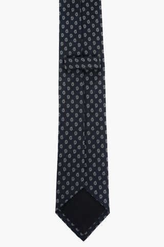 CC COLLECTION Silk Tie with Paisley Pattern