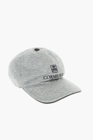 Cotton Blend Cap with Logo Embroidery