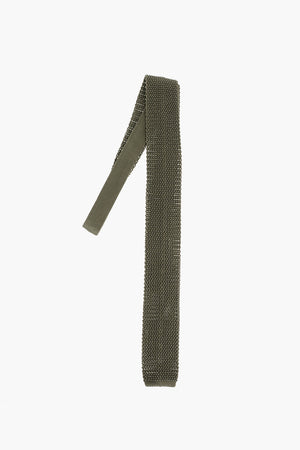 Silk Tie With Ruching