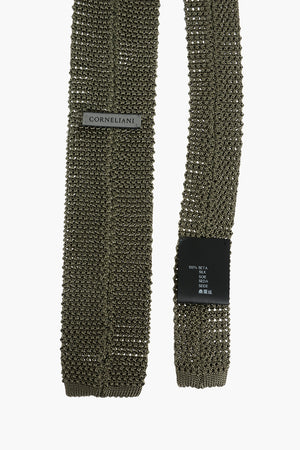 Silk Tie With Ruching