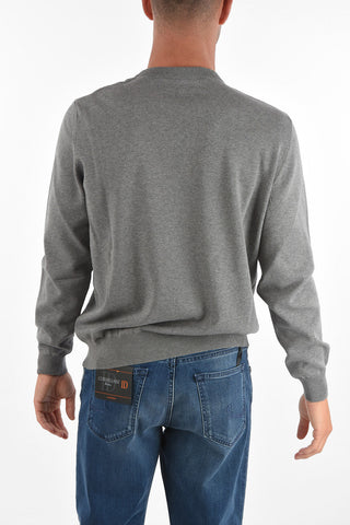 Crew Neck PARIGI Cotton Blend Sweater