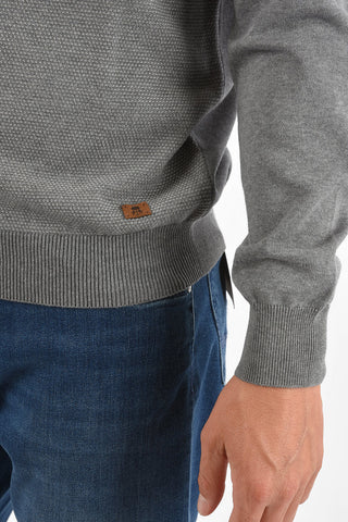 Crew Neck PARIGI Cotton Blend Sweater