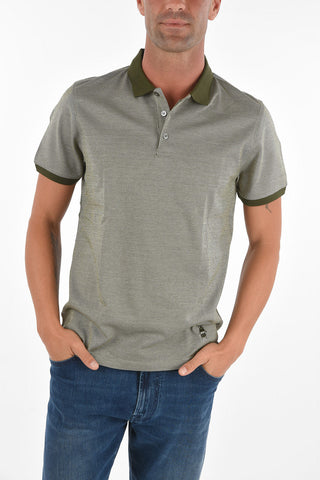 CC COLLECTION Microstriped Cotton Polo