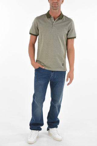 CC COLLECTION Microstriped Cotton Polo