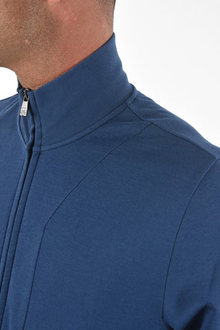 Mock Neck BONINA Front Zipped Sweatshirt