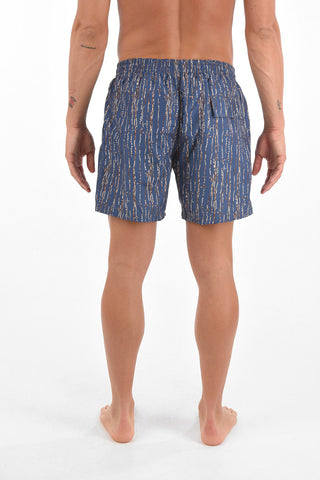 Swim Shorts with Chain Print