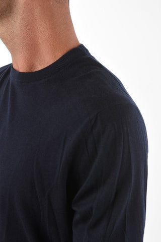 Crew Neck GOLD Cashmere Blend Sweater