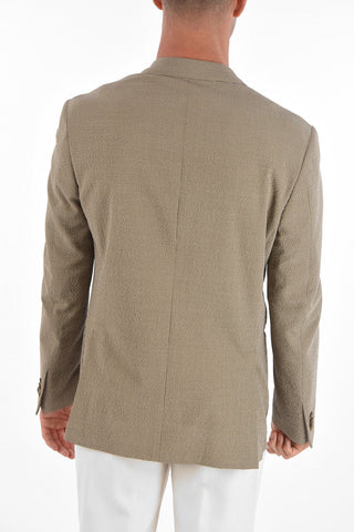 Blazer 2 Bottoni GATE in Misto Seta Jacquard