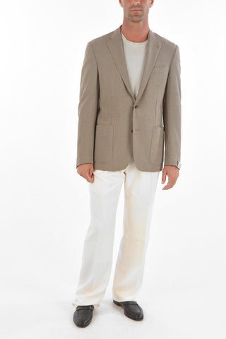 Blazer 2 Bottoni GATE in Misto Seta Jacquard