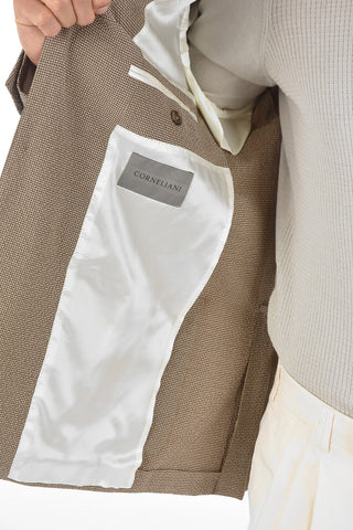 Blazer 2 Bottoni GATE in Misto Seta Jacquard